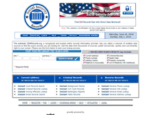 Tablet Screenshot of govssnrecords.com